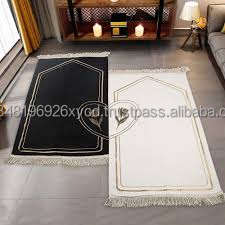 Tapis de prière pour couples, tapis de prière musulman Nikkah Sajjadah, tapis de prière islamique, tapis Musalla, cadeau de mariage pour la Saint-Valentin, Ramadan, Eid - Product Image 4