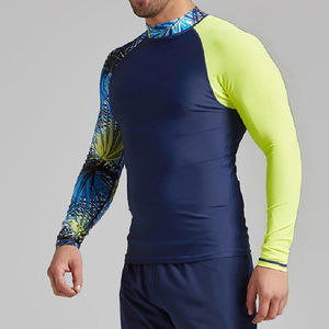 Camiseta de Protección Solar Deportiva de Manga Corta, Personalizada, Totalmente Sublimada, para Hombre, para Surf - Product Image 6
