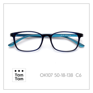 ทัมทัม OK107 แว่นตาป้องกันแสงสีฟ้าสำหรับผู้ใหญ่ น้ำหนักเบา ทรงสี่เหลี่ยม ขอบเต็ม ความทนทานสูง ยืดหยุ่น ทันสมัย - Product Image 2