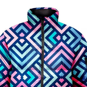 Chaqueta acolchada por sublimación para hombre ajustada de fabricación profesional, ropa informal, chaqueta acolchada gruesa a la moda para exteriores - Product Image 3