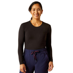 Sous-vêtements extensibles T-shirt à manches longues Chemises d'hôpital à col en V - Product Image 1