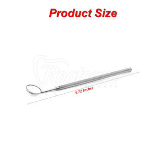 Espejo dental ergonómico de acero inoxidable, herramienta de inspección bucal, instrumento de dentista autoclavable para el cuidado bucal - Product Image 3