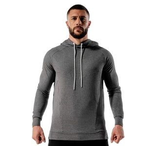 Taille européenne 100% coton sweat à capuche personnalisé pour hommes Fitness Sports et loisirs course à pied entraînement doublé nouvelle lettre motif GYM sweat à capuche - Product Image 1