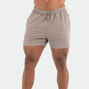 Pantalones Cortos Deportivos de Malla de Primera Calidad para Hombre, Ropa Urbana Moderna, Fabricante de Pantalones Cortos Deportivos para Hombre de BD - Product Image 3