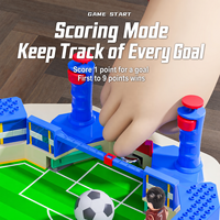 Jeu de baby-foot de table pour enfants, double face, 2 joueurs, mini-jeu de football interactif, jouet parent-enfant pour garçons et filles de 3 à 6 ans