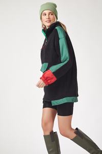 Sweats à capuche chauds d'hiver pour femme OEM SI Vente en gros avec logo personnalisé - Product Image 3