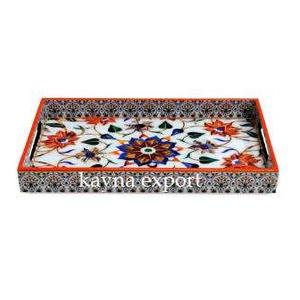 Latest Design <b>Wood</b> MDF Decorative Serving <b>Tray</b> Unique Square Luxury Kitchenware <b>Tray</b> For Tea Coffee And <b>Table</b> Home Decoration - Product Image 5