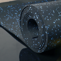 Revêtement de sol de gym personnalisé ATYAPI, haute densité, en rouleau, 3-12 mm, résistant à la corrosion et à la moisissure, en caoutchouc, 1 m, pour usage intérieur, salle de sport, aire de jeux, unisexe