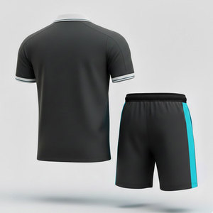 Uniforme de golf de qualité supérieure pour hommes, conçu avec un tissu respirant et léger, coupe extensible pour la pratique, l'entraînement et les clubs sportifs - Product Image 2