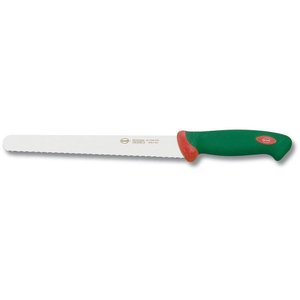 Cuchillo de Cocina PREMANA PROFESSIONAL Verde y Cromado 302624 B de 24 cm, Cuchilla para Pan de Acero Inoxidable - Product Image 1