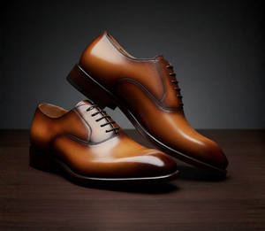 <b>Men's</b> Trendy Oxford Casual Genuine Leather Business Formal Handmade High Quality <b>Shoes</b> Autumn Low-Cut - Product Image 2