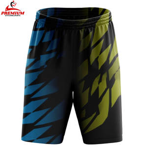 Shorts de golf pour hommes en polyester et élasthanne avec impression par sublimation personnalisée, bouton court, extensible, avec poche arrière - Product Image 3