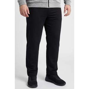 Ensemble de survêtement Tommylife pour homme grande taille à col montant et coupe classique - Gris chiné et noir, tenue de sport en gros pour les grandes tailles - Product Image 5