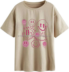 T-shirt décontracté unisexe à épaules tombantes 100% coton Long Waseem Impex High Street Design Solid Pattern Jersey Fabric - Product Image 1
