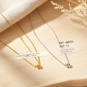 Collar con Colgante de Constelación Virgo en Acero Inoxidable, Dorado y Plateado, Minimalista, Unisex, para Uso Diario 46052 - Product Image 3