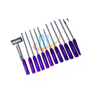 Instruments professionnels de retrait de ciment, ensemble d'élévateurs fémoraux, outils orthopédiques en acier inoxydable de qualité médicale, certifiés CE - Product Image 4