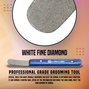 Peine ecológico de alta calidad para el cuidado del perro Durable Acero inoxidable Elegante madera Pet Metal Flamia & Jabz - Product Image 6