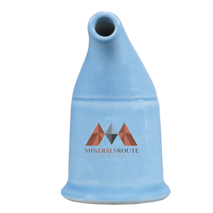 MINERALS ROUTE Inhalador de sal de cerámica rosa del Himalaya puro Suplemento bucal hecho a mano 100% Suministro de atención médica con certificación ISO natural - Product Image 5