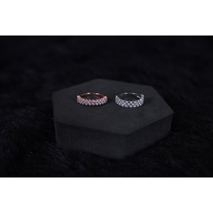 NOVAMART Fine Silverings 925 Sterling Silver <b>Ring</b> Dazzle <b>Crafted</b> Engagement Fashion Gemstone with Rhodium Plating Alloy Copper M - Product Image 3