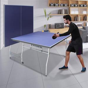 Ensemble de table de ping-pong pliable portable de taille moyenne de 8 pieds avec filet, 2 raquettes et 3 balles - Product Image 3