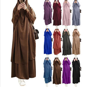 Thobe / Thawb Vente en gros islamique de haute qualité femmes arabe Dubai Burqa Moyen-Orient Abaya de luxe Abaya Dubaï Logo personnalisé OEM - Product Image 6