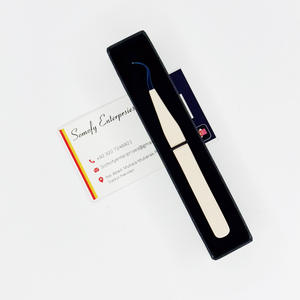 Pinzas para pestañas profesionales Somofy de alta calidad, puntas personalizables de acero inoxidable, precisión duradera, venta al por mayor - Product Image 1