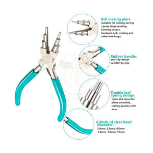 Professional Jewelry Making <b>Plier</b> <b>Set</b> Beading Tool Kit Precision Hand Tools For Wire Wrapping Jewelry Design And Repair Work - Product Image 2