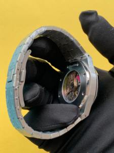 Top Trending 41mm Esfera verde Tono plateado Acero inoxidable Mecánico Japonés Reloj automático para hombres Moda al mejor precio - Product Image 5