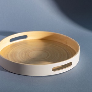 ถาดไม้ไผ่ปั่นสำหรับใช้ในครัวถาดผลไม้แห้งสำหรับบ้านและโรงแรม - Product Image 6