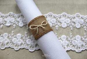 Anneaux de serviette modernes écologiques multi-matériaux pour la décoration de table - Product Image 3