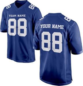 Maillot de football américain personnalisé sublimé respirant grande taille à manches courtes avec logo frontal - Product Image 3