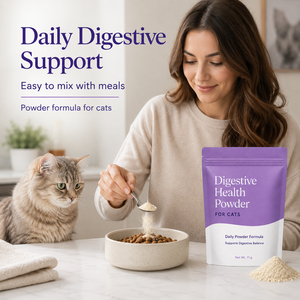 Suplemento Probiótico en Polvo para Gatos al por Mayor - Fórmula Diaria para el Equilibrio Digestivo con Bacillus Coagulans y Sabor Natural a Pollo - Product Image 2