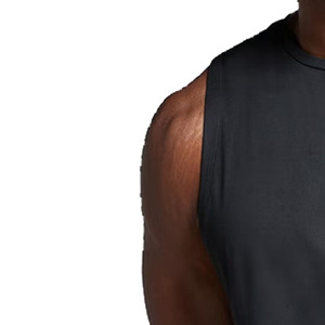 เสื้อกล้ามทรงสลิมฟิตโอเวอร์ไซส์ผ้าฝ้าย 100% พิมพ์ลายสกรีนคุณภาพพรีเมียมสีพื้นสำหรับผู้ชาย สไตล์สปอร์ต ขายดีที่สุด - Product Image 5