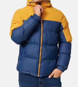 Chaqueta de Invierno Personalizada para Hombre, de Alta Calidad, Rellena de Plumón, Reversible, Cálida, Gruesa, con Capucha - Product Image 4