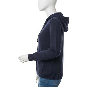 เสื้อฮู้ดถักแบบมีซิป ผ้าฝ้ายผสมโพลีเอสเตอร์ ไม่หดตัว อุ่นสบาย สวมใส่ได้ทุกวัน เสื้อสเวตเชิ้ตแบบยูนิเซ็กซ์ - Product Image 4