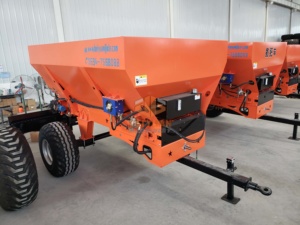 BEIYUAN Épandeur de <span class=keywords><strong>fumier</strong></span> de vignoble de verger d'<span class=keywords><strong>occasion</strong></span> avec boîte de vitesses 40-60HP Tracteur remorqué Trancheuse de fertilisation arrière pour ferme biologique - Product Image 2