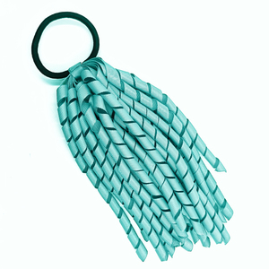 Elastici per capelli personalizzati da 20 cm con fiocco in poliestere per squadre di cheerleading, accessori per feste Lemonade Stand per bambini - Product Image 5