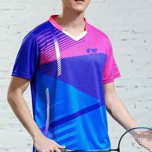 Logo personnalisé uniforme de tennis léger surdimensionné à prix bon marché uniforme de tennis pour unisexe - Product Image 2