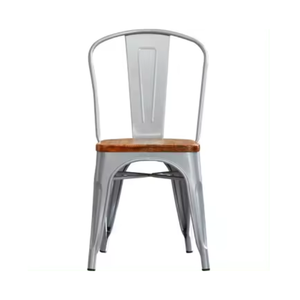 Silla de comedor industrial moderna para cafetería restaurante cafetería precio directo de fábrica al por mayor material metálico - Product Image 1