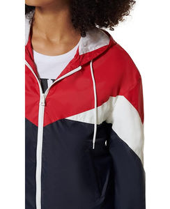 El mejor estilo OEM, venta al por mayor, chaqueta cortavientos para mujer, chaqueta cortavientos cómoda personalizada de tela de tendencia superior para mujer, chaqueta cortavientos personalizada - Product Image 2