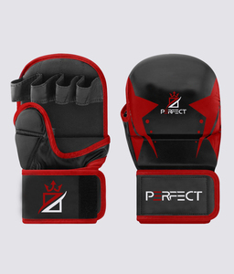 ถุงมือมวยหนังสำหรับผู้ใหญ่ถุงมือฝึกต่อสู้แบบมืออาชีพ - Product Image 3