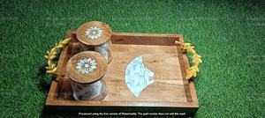 ชุดของขวัญรอมฎอนมูบาร็อคสุดพิเศษ กล่องเก็บอาหารอะคริลิคพรีเมียม พร้อมถาดเสิร์ฟไม้ 150 มล. รุ่นคลาสสิก - Product Image 3