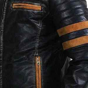 Chaquetas de cuero para hombre de excelente calidad, nuevo diseño de logotipo personalizado, chaqueta para hombre, ropa de fábrica, chaqueta económica amigable para hombre - Product Image 5