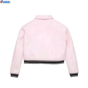 Top Selling Customized Winter <b>White</b> <b>Women's</b> Leather <b>Jackets</b> Premium Crop Fit Latest Customized Crop Leather <b>Jackets</b> - Product Image 2