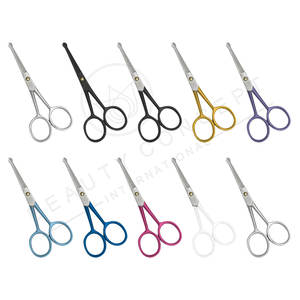 Tijeras para cutículas de uñas para manicura, tijeras sostenibles baratas, superficie de corte curva, tijeras afiladas para manicura de diferentes colores - Product Image 5