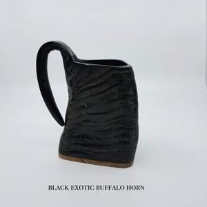 Personnalisé Fabriqué à la main Naturel viking sculpture boire corne bière et tasse de café pour la maison hôtel restaurants de l'Inde. - Product Image 1