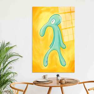 Impression sur toile élégante de Squidward : Art mural audacieux et affirmé, ART SUR VERRE TÉRMÉTRAL - Product Image 1