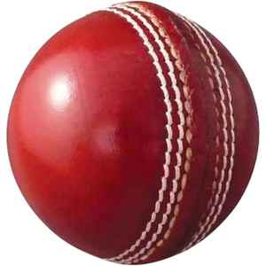 Boule dure professionnelle en cuir durable pour le cricket et le jeu de match boule de cricket Schemed de couleur rouge blanc rose - Product Image 1
