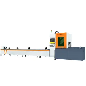 Machine de découpe laser à fibre CNC économique 3000W-4000W coupe-tuyau laser doré pour société de publicité disponible à la vente