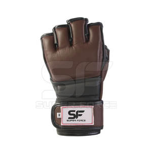 Gants MMA légers pour la pratique des arts martiaux avec poignée antidérapante et trous de ventilation Gants MMA en cuir PU pour le sparring - Product Image 2